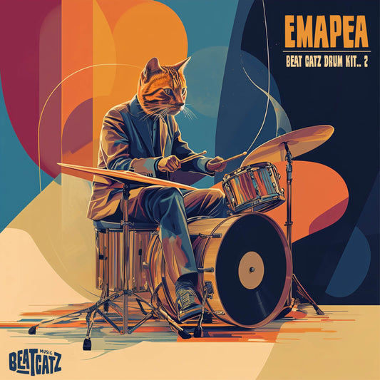 Emapea - Beat Catz Drum Kit 2 | Boom Bap & Lo-Fi Hip-Hop Drum Sample Pack Cover Art