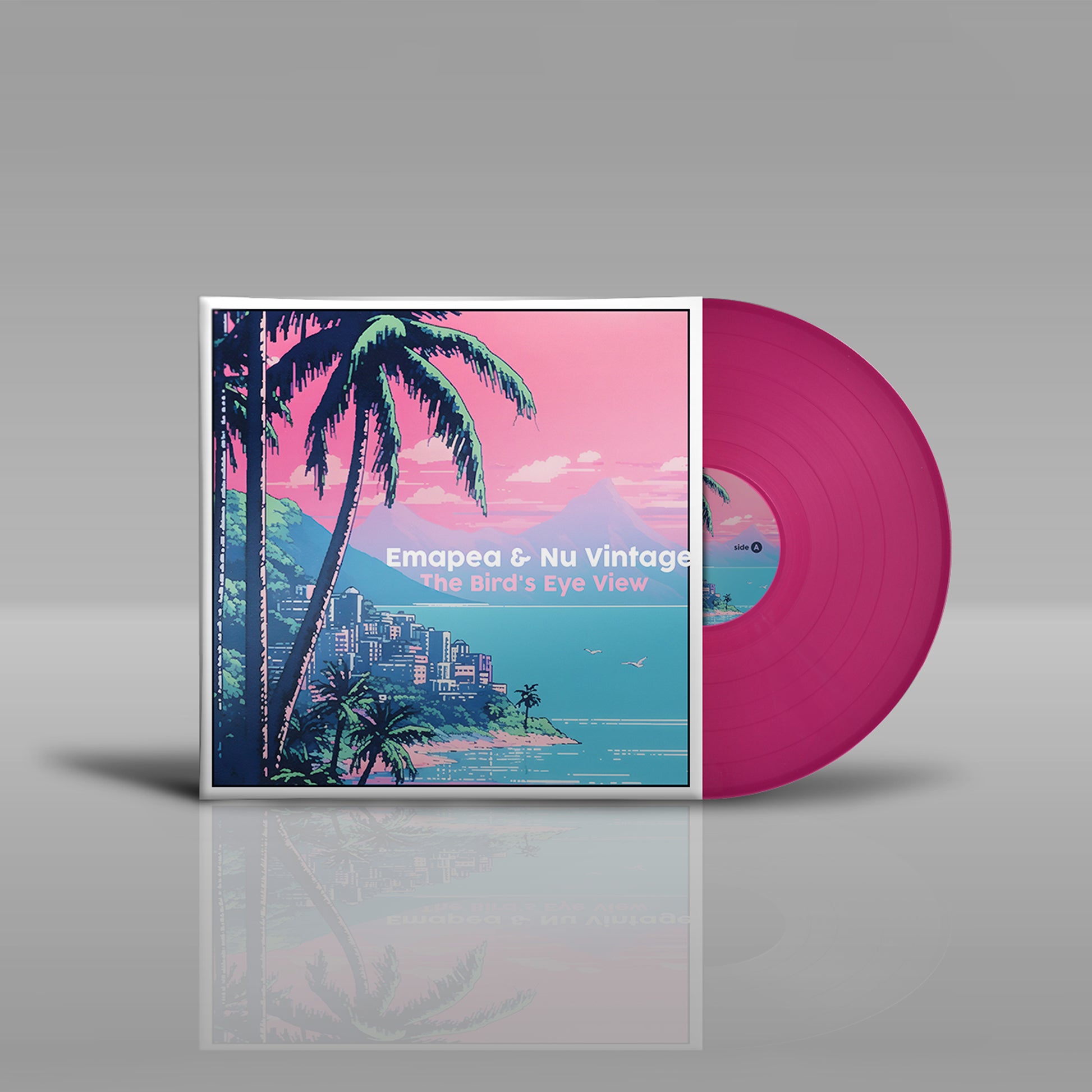 Emapea & Nu Vintage - The Bird's Eye View LP | Clear Magenta Vinyl Edition