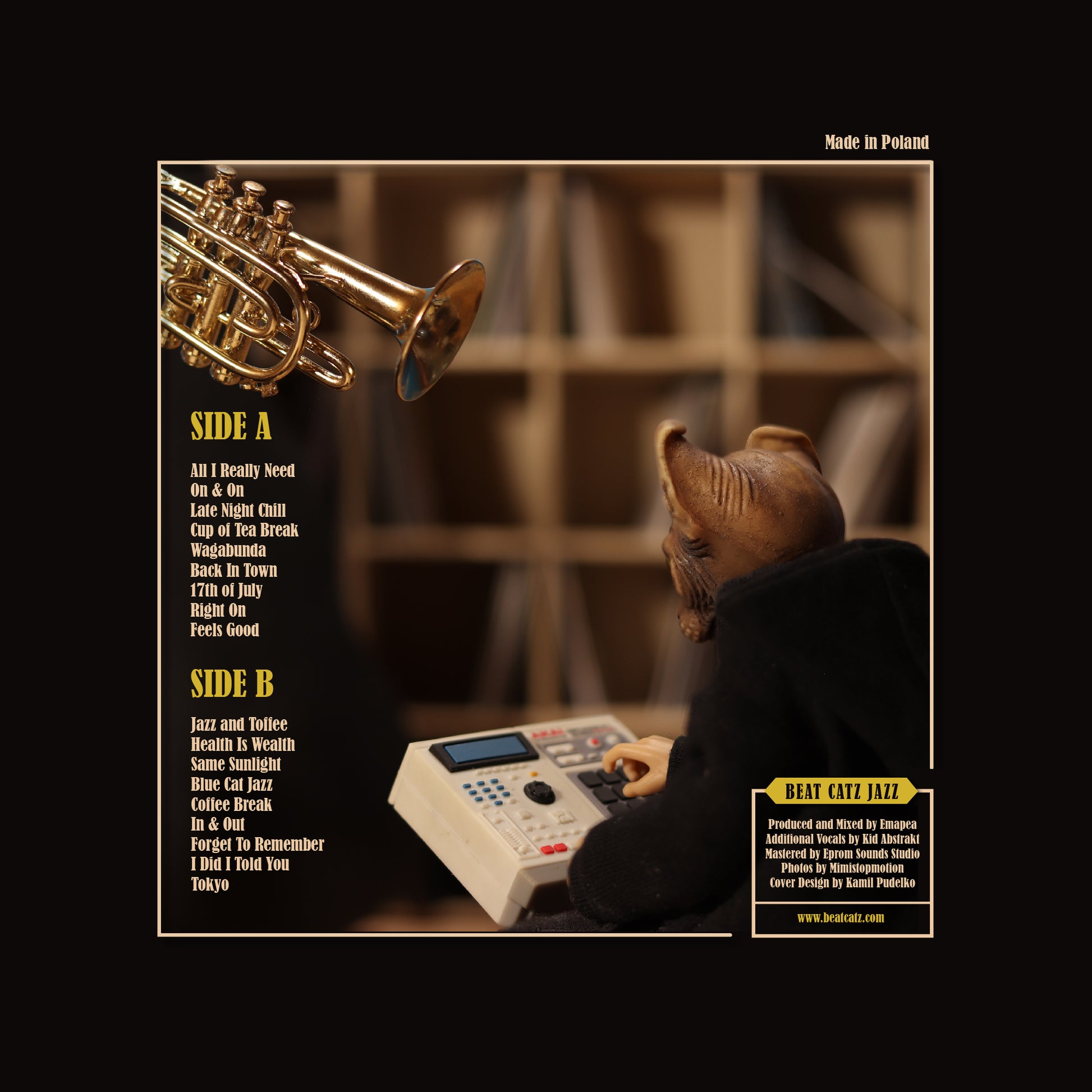 Beat Catz Jazz - Emapea Vinyl LP Back