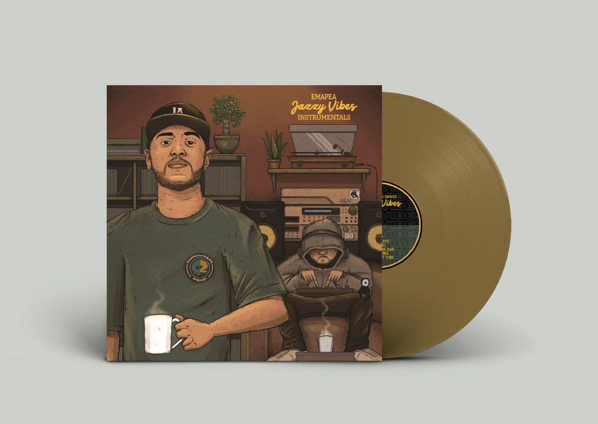 Jazzy Vibes Instrumentals LP (Golden Vinyl) - Limited Edition by Emapea | Hip-Hop Vinyl