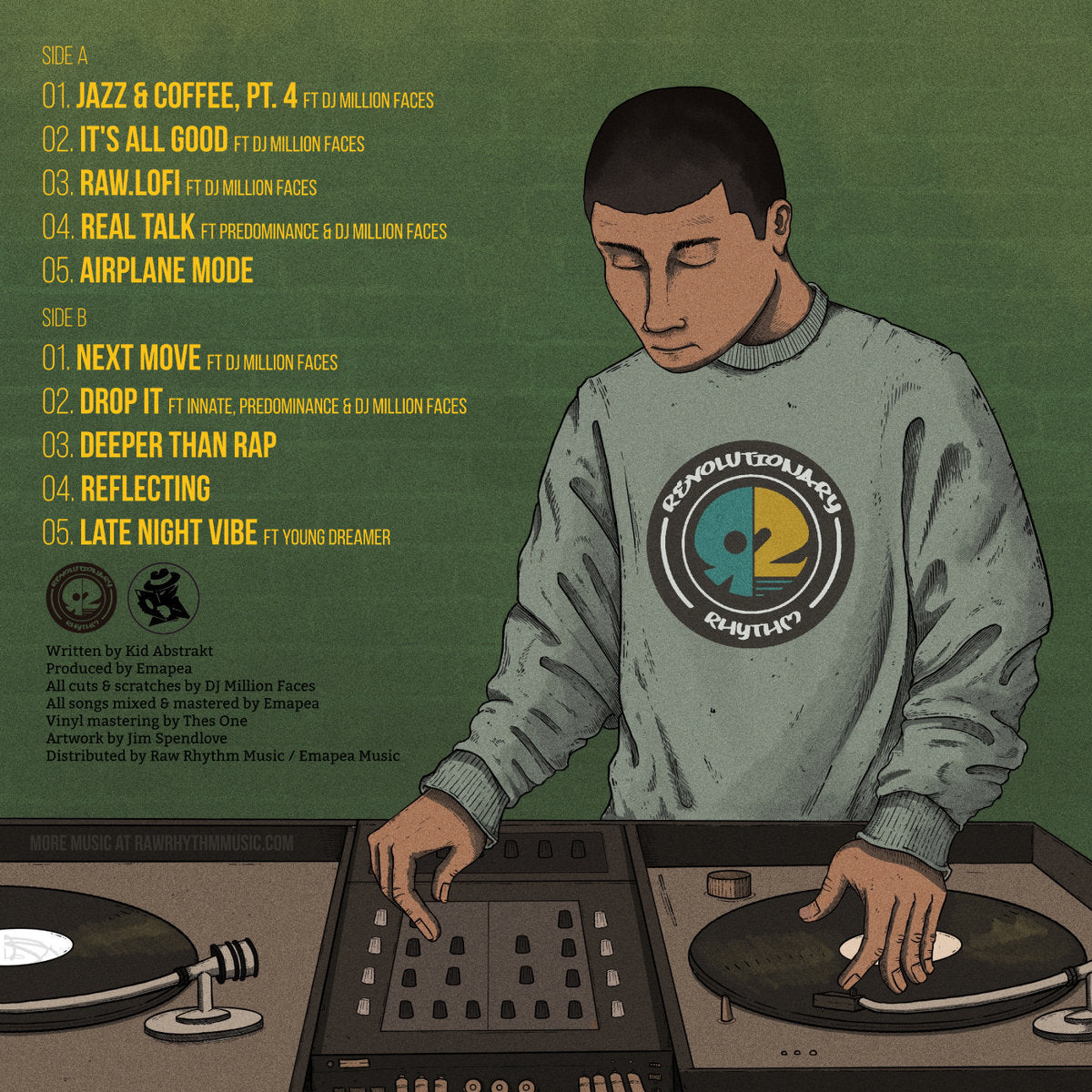 Kid Abstrakt & Emapea - Jazzy Vibes LP Green Vinyl Edition tracklist